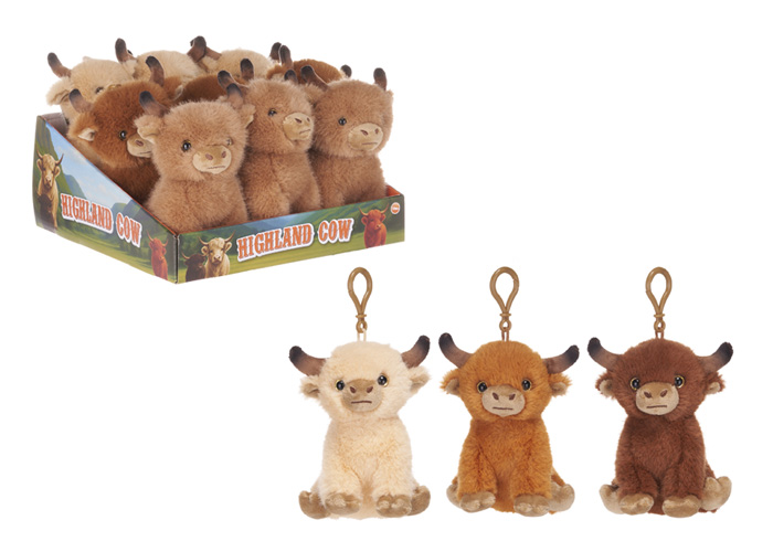 Highland cows b7clips in cdu 14 cm 3 ass..x120